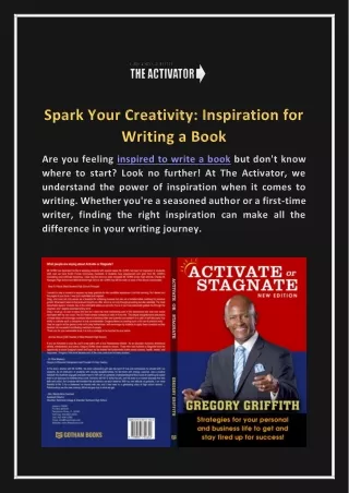 Spark Your Creativity: Inspiration for Writing a Book