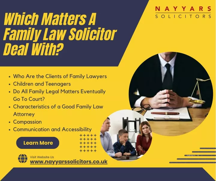 which matters a family law solicitor deal with