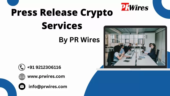 press release crypto services by pr wires
