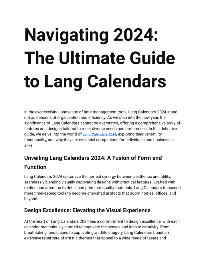 navigating 2024 the ultimate guide to lang