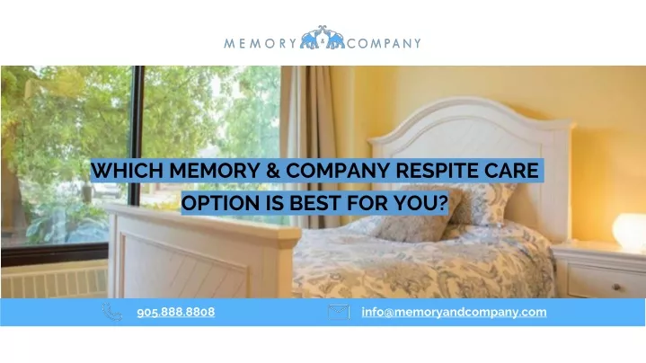 which memory company respite care option is best