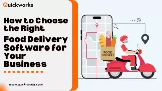 How to Choose the Right Food Delivery Software for Your Business