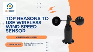 Top Reasons to Use Wireless Wind Speed Sensor