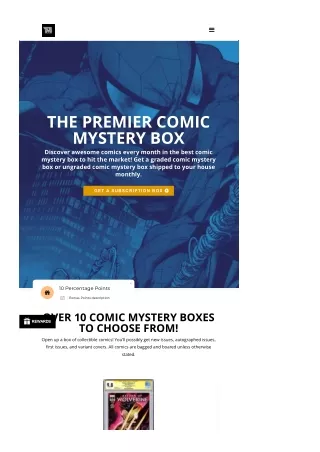 Comic Mystery Box