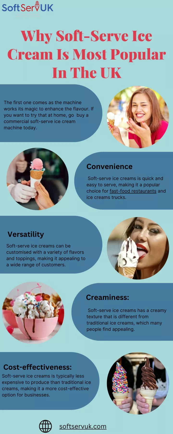 why soft serve ice cream is most popular in the uk