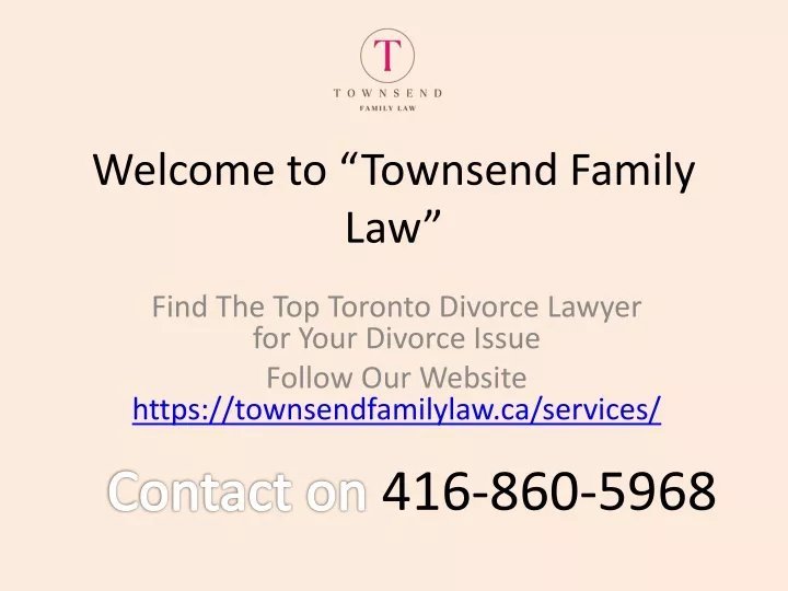 welcome to townsend family law