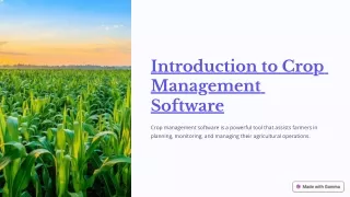 Benefits of Using Crop Management  Software in 2024