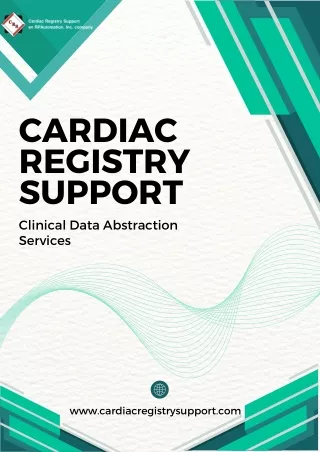 Utilize the Power of Data with Cardiac Registry Support