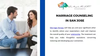 Marriage Counseling Service in San Jose