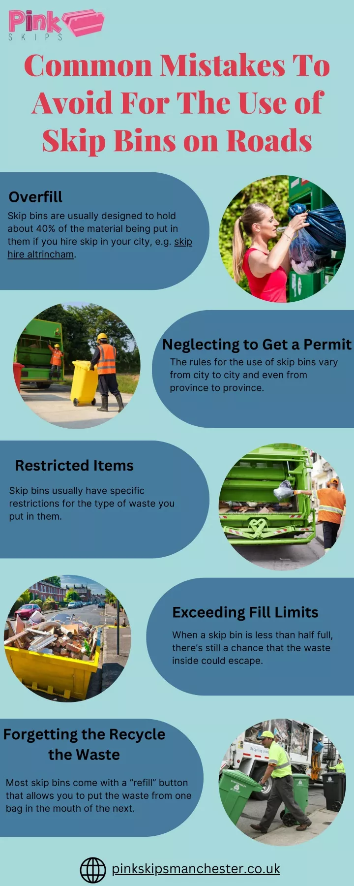 common mistakes to avoid for the use of skip bins