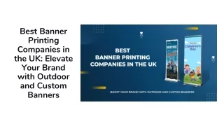 Best Banner Printing Companies in the UK 1