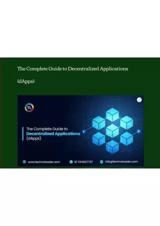 The Complete Guide to Decentralized Applications (dApps)