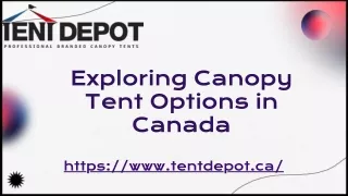 Canada Canopy Tent Adaptable Outdoor Event Solutions