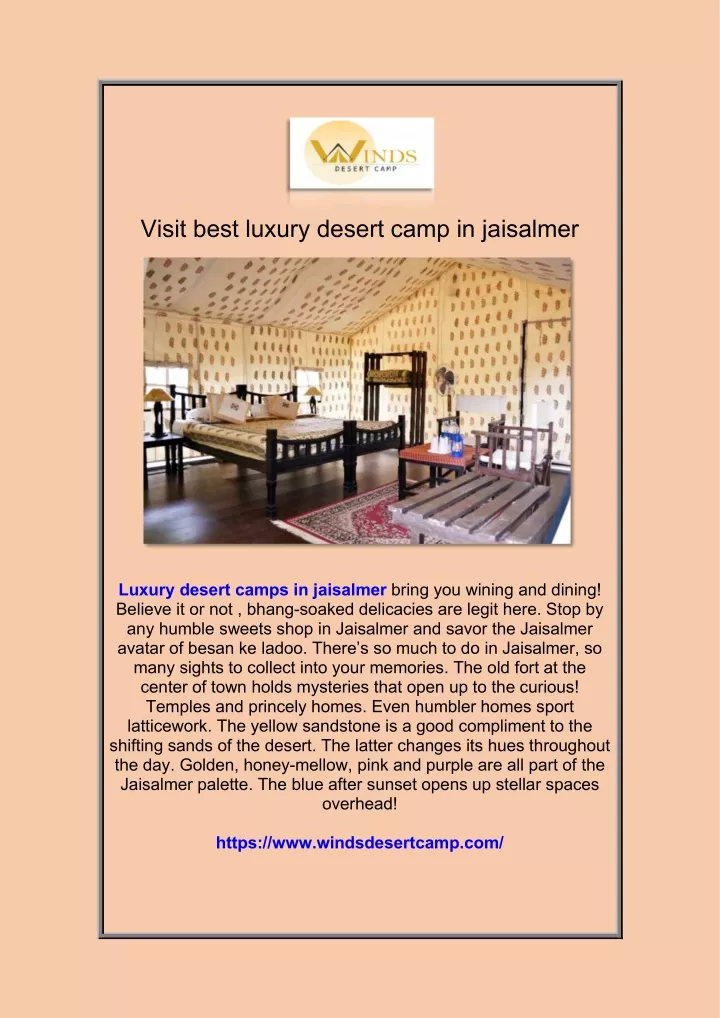 visit best luxury desert camp in jaisalmer