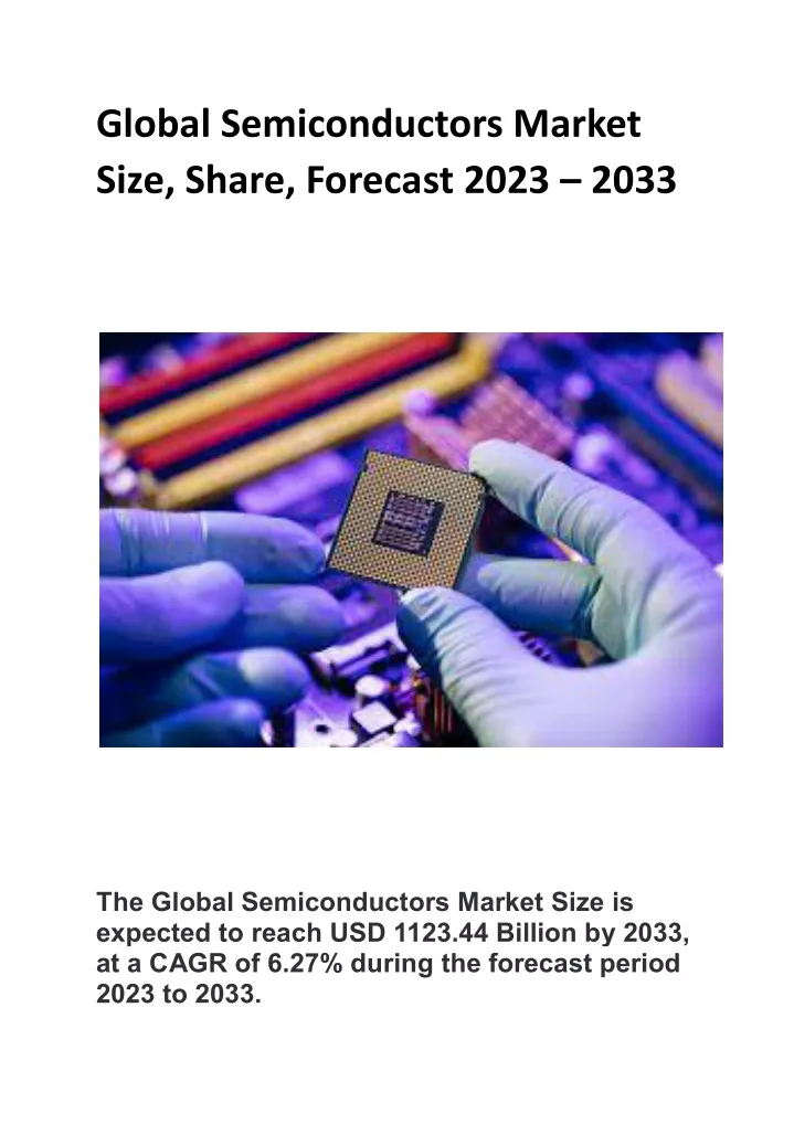 global semiconductors market size share forecast