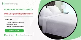 Puff Jacquard Ripple Weave | Berkshire Blanket Sheets