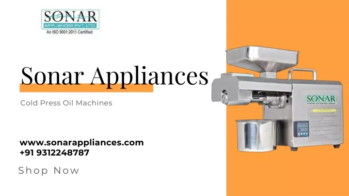 sonar appliances