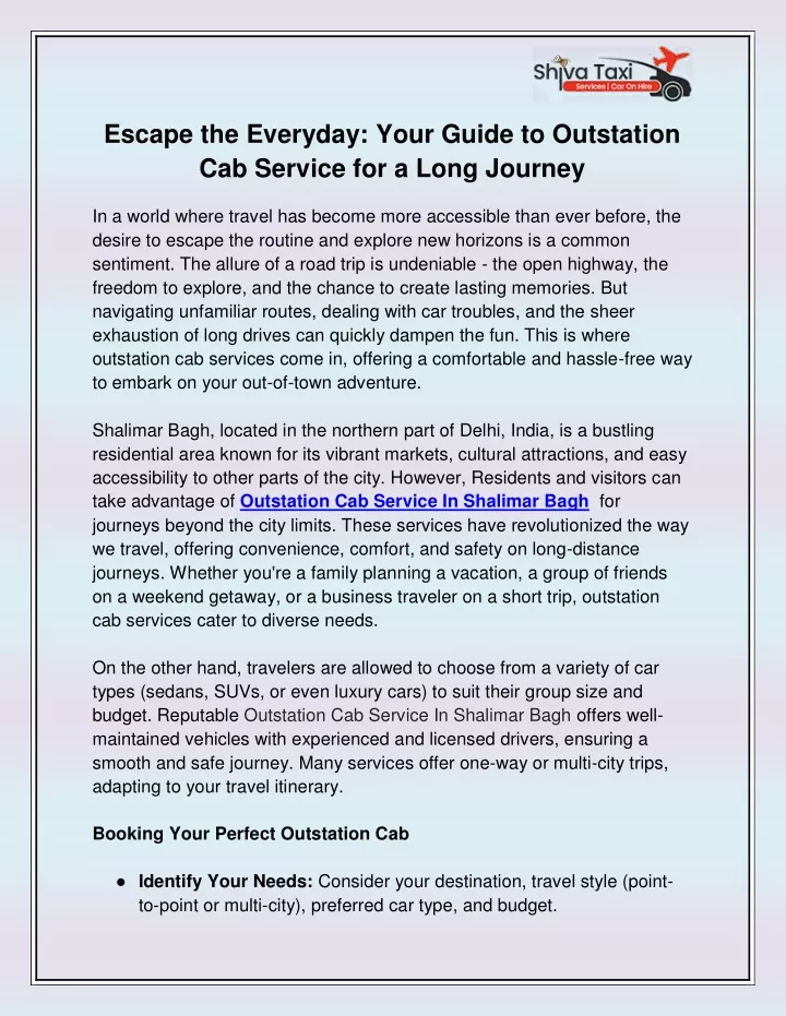 escape the everyday your guide to outstation