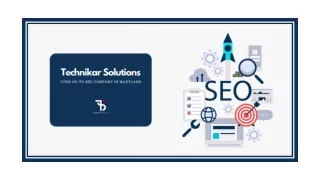 Technikar Solutions - Your Go To SEO Company In Maryland