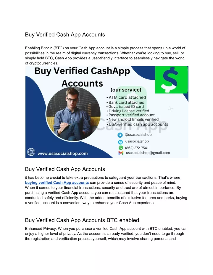 buy verified cash app accounts