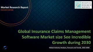 Insurance Claims Management Software Market size See Incredible Growth during 2030