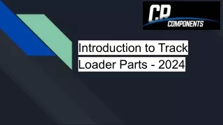Track Loader Parts - CR Components