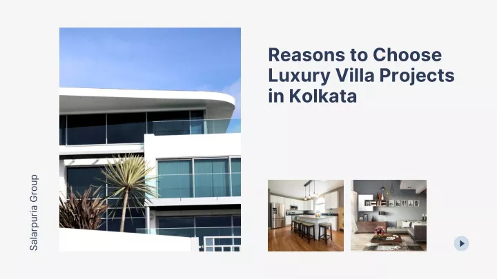 reasons to choose luxury villa projects in kolkata