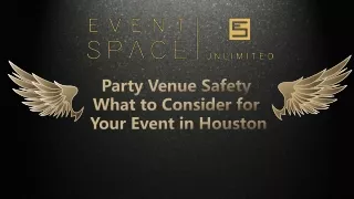 Party Venue Safety What to Consider for Your Event in Houston