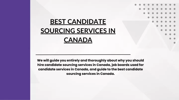 best candidate sourcing services in canada