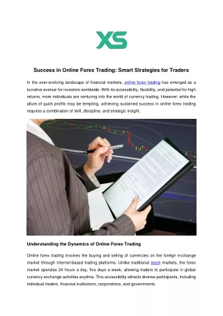 Success in Online Forex Trading: Smart Strategies for Traders