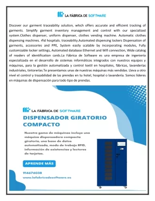 La Fábrica de Software - Presentación DispensadoraRecolectora