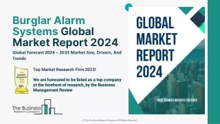 burglar alarm systems global market report 2024