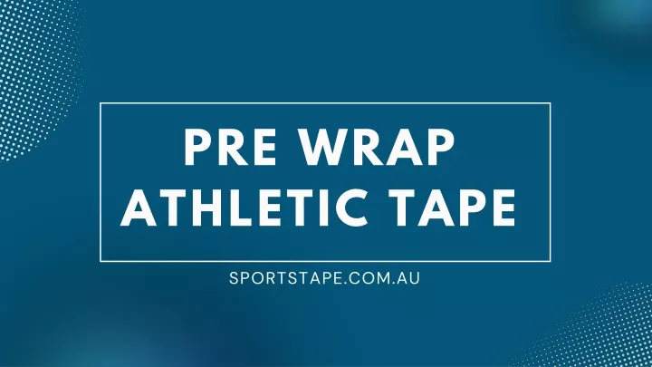 pre wrap athletic tape