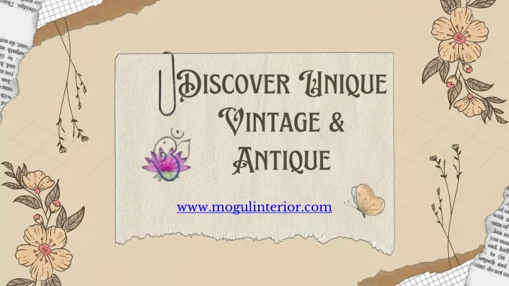 discover unique vintage antique