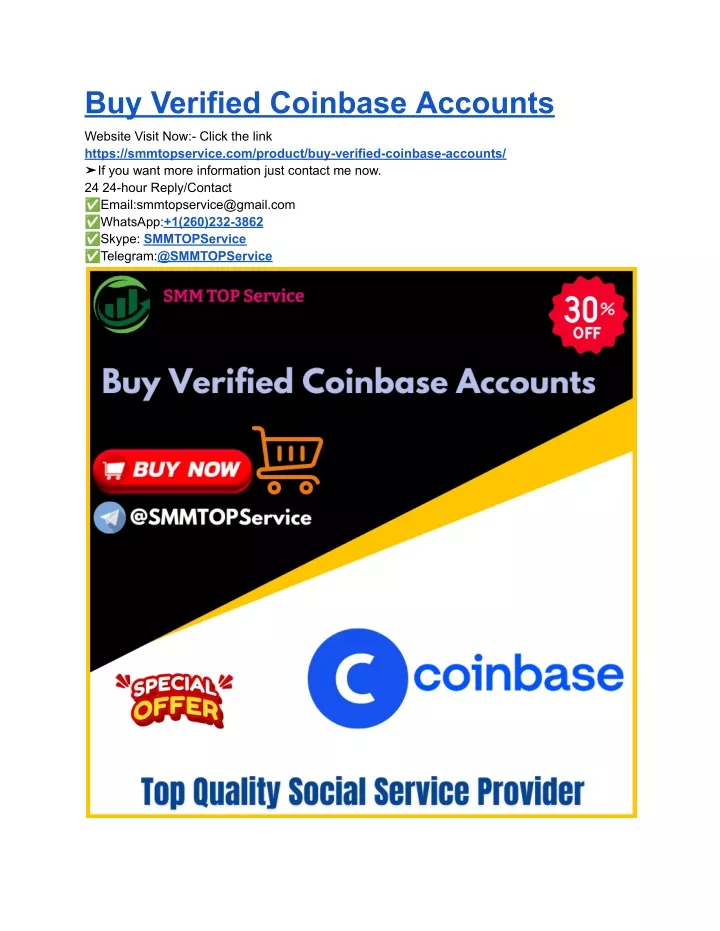 buy verified coinbase accounts