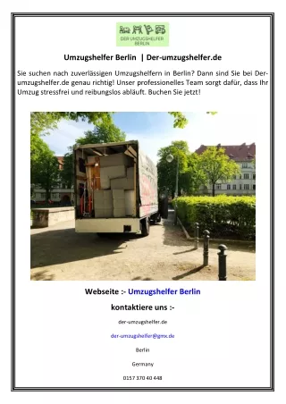 umzugshelfer berlin der umzugshelfer de