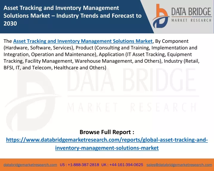 asset tracking and inventory management solutions