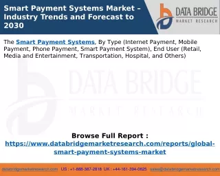 smart payment systems market industry trends