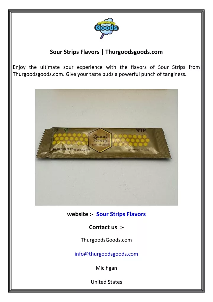 sour strips flavors thurgoodsgoods com