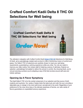 Broad Spectrum CBD Oil | Buy CBD Tincture | Kadii