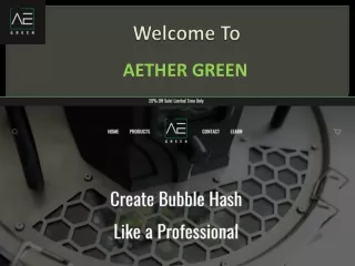 Bubble Hash - Aether Green