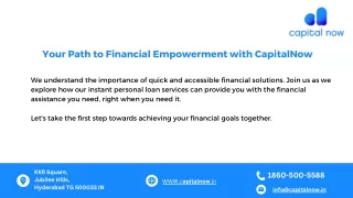 _Your Path to Financial Empowerment with Capital Now