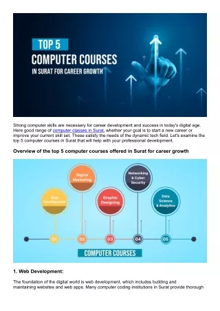 Top 5 Computer Courses in Surat for Career Growth