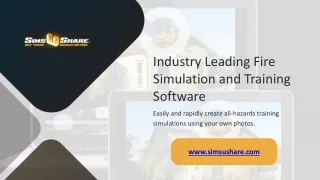 Industry Leading Fire Simulation and Training Software