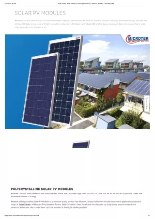 Experience Excellence: Microtek India | Best Solar Panel Manufacturers In India