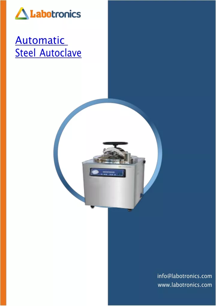 automatic steel autoclave