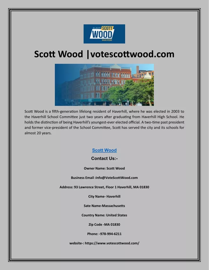 scott wood votescottwood com