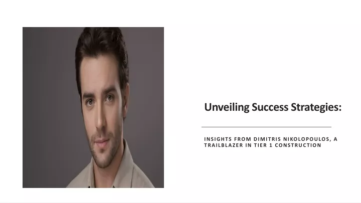 unveiling success strategies