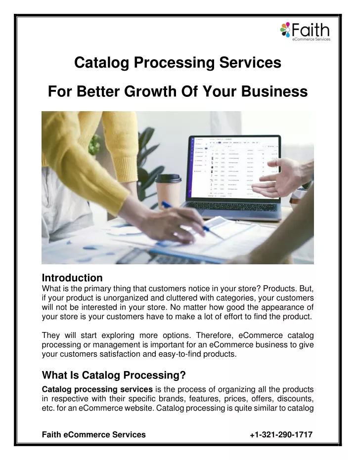 catalog processing services