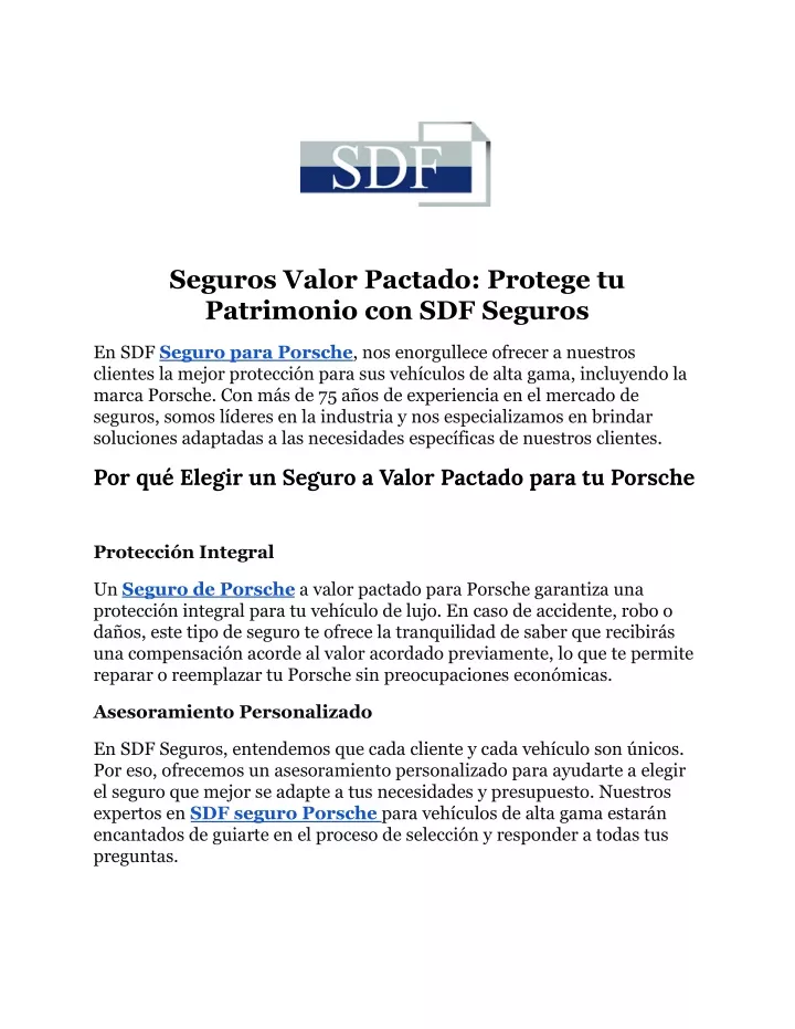 seguros valor pactado protege tu patrimonio